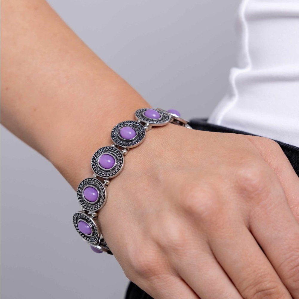 Dainty Delight Purple Bracelet